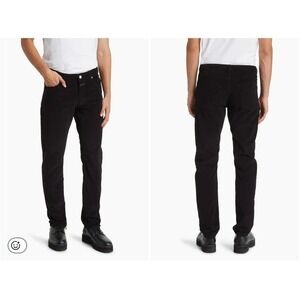Closed Mens Unity Slim Fit Cotton Stretch Corduroy Pants Black Size 34